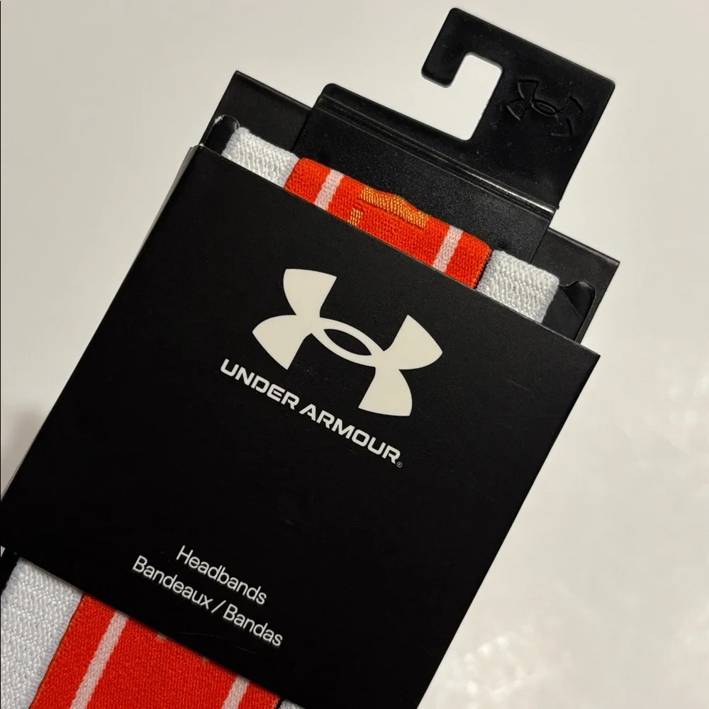 Under Armour Softball Headbands 3-Pack in Red and White